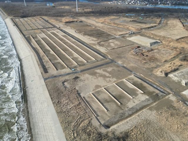 一向地区防災林造成工事