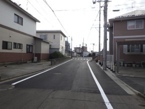 県単道路補修工事（簡易舗装） 土崎