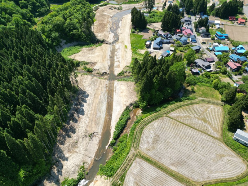 河川工事 雄和