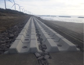 天王海岸工事